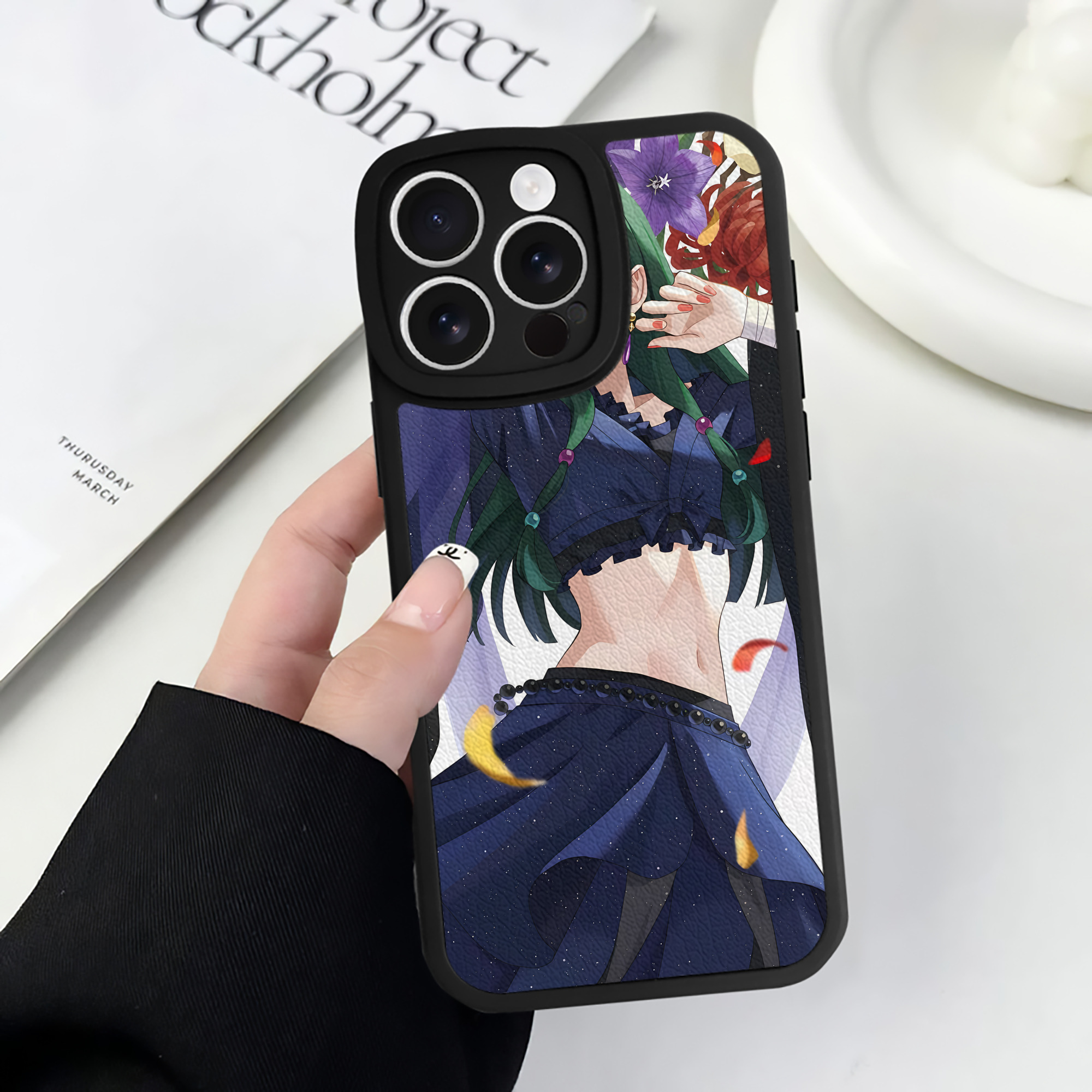 （画像用） 薬屋のひとりごと The Apothecary Diaries 【iPhone 16シリーズ対応】シリコンスマホケース（レザー調） 材質：シリコン